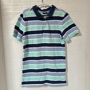 Janie and Jack Boys Stripe Polo Shirt Size 8 YR